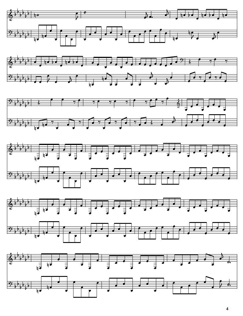 sheet music
